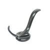 Black Powder Coated Coat and Hat Hook