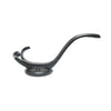 Black Powder Coated Coat and Hat Hook