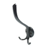 Black Powder Coated Coat and Hat Hook
