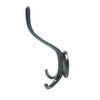 Black Powder Coated Coat and Hat Hook