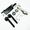 Corona Mortise Lockset Black