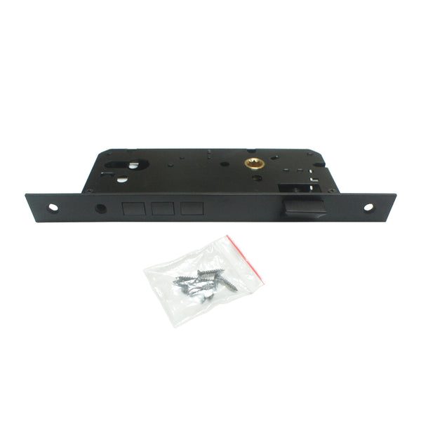 Corona Mortise Lockset Black