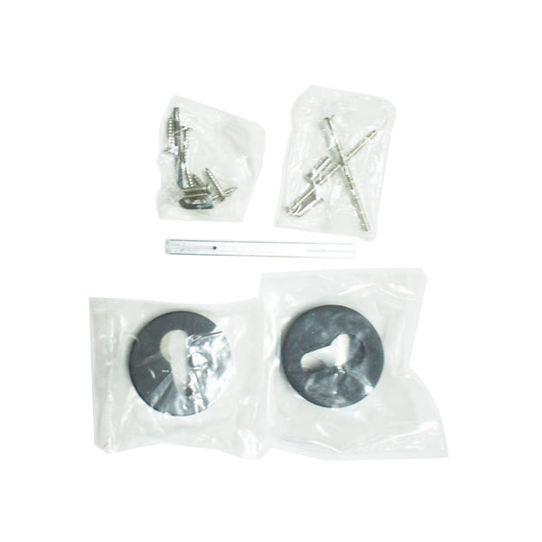 Corona Mortise Lockset Black