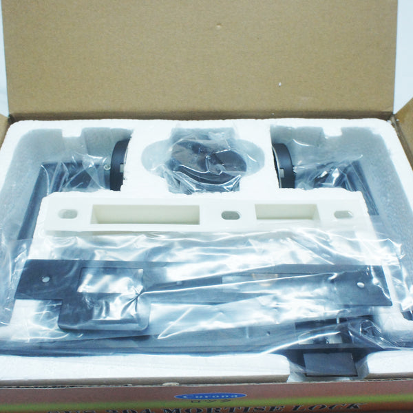 Corona Mortise Lockset Black