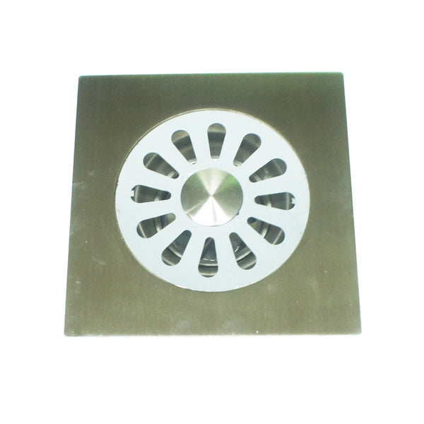 6x6 Stainless Strainer with Odor Trap
