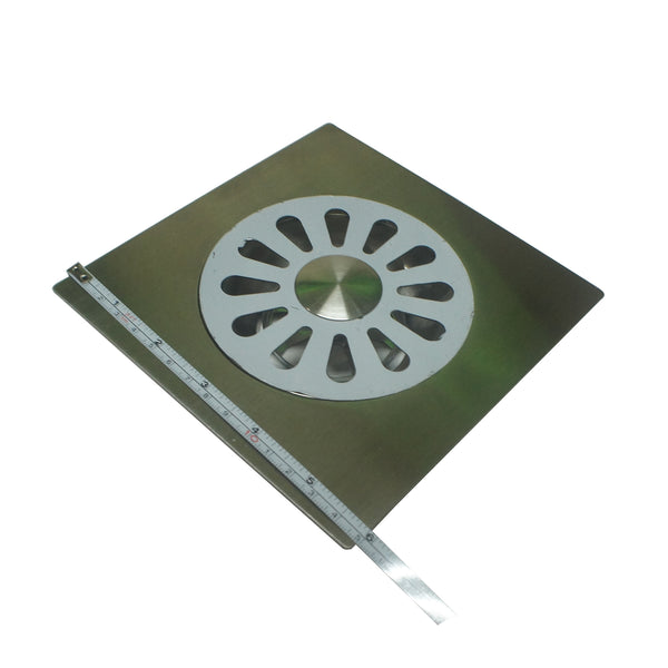 6x6 Stainless Strainer with Odor Trap