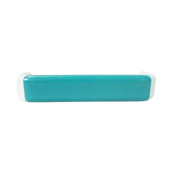 3056 Plastic White / Green Pull Handle