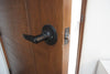 Corona Black Entrance Keyed Lever Lock