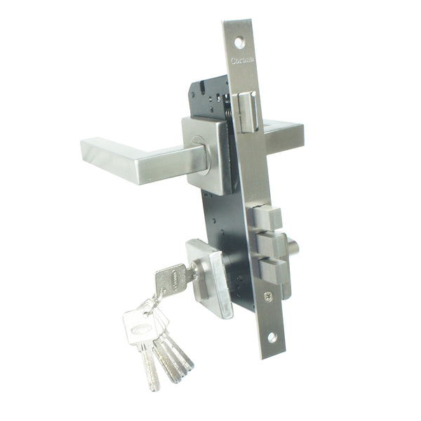 Corona Square Entrance Mortise Lockset