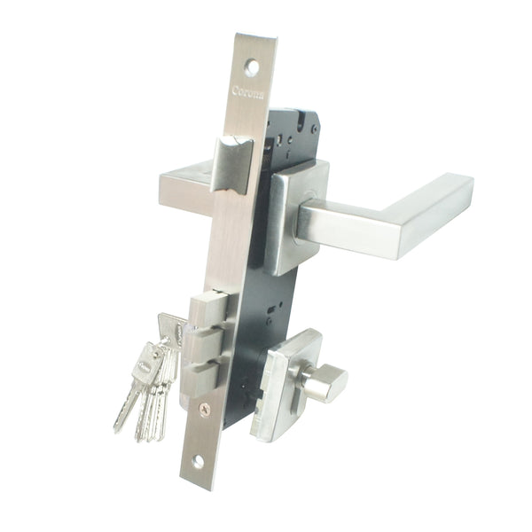 Corona Square Entrance Mortise Lockset