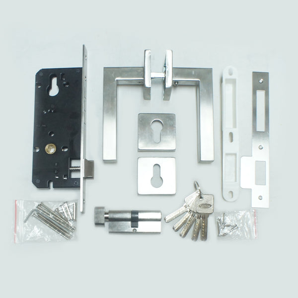 Corona Square Entrance Mortise Lockset