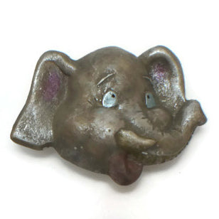 2153B Dumbo Baby Elephant Polyester Knob