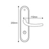 Frascio Single Solid Brass Door Lock