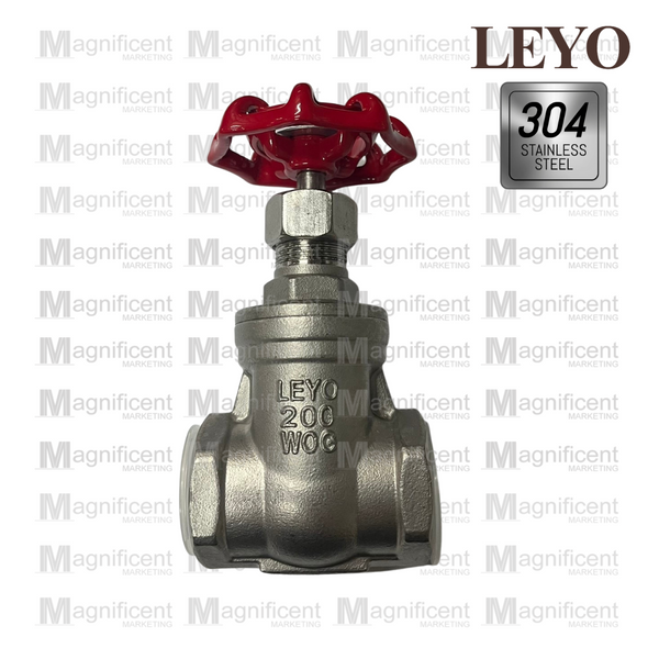 Leyo Stainless 304 Gate Valve 200 psi