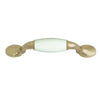1404 White / Antique English Classy Ceramic Pull