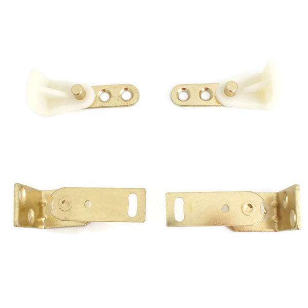 Polished Brass Gravity Hinge (Two Door)