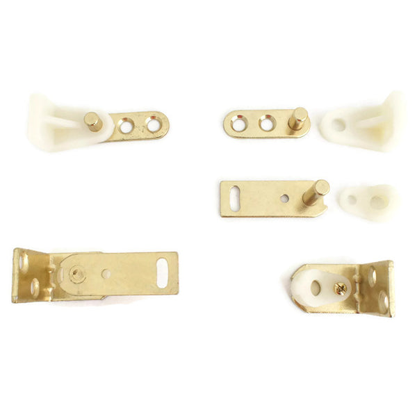 Polished Brass Gravity Hinge (Two Door)