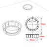 Two Way Desk Cable Grommet