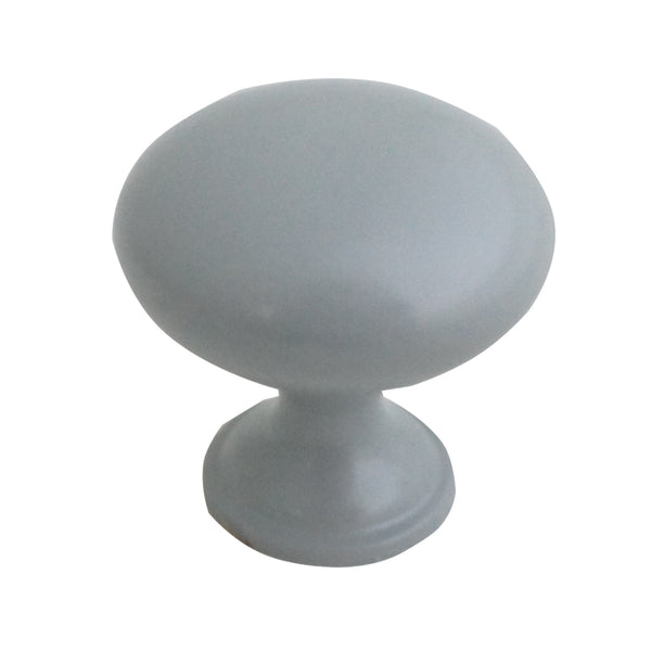 387 Plain Gray Zinc Alloy Knob