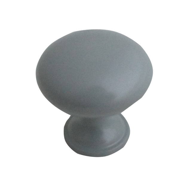387 Plain Gray Zinc Alloy Knob
