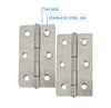 Stainless 304 Heavy Duty Narrow Butt Hinge
