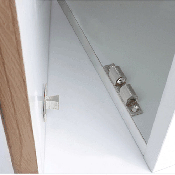 Brass Double Ball Catches (Nickel Plated)