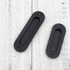 SCH001 Oval Flush Pull Black