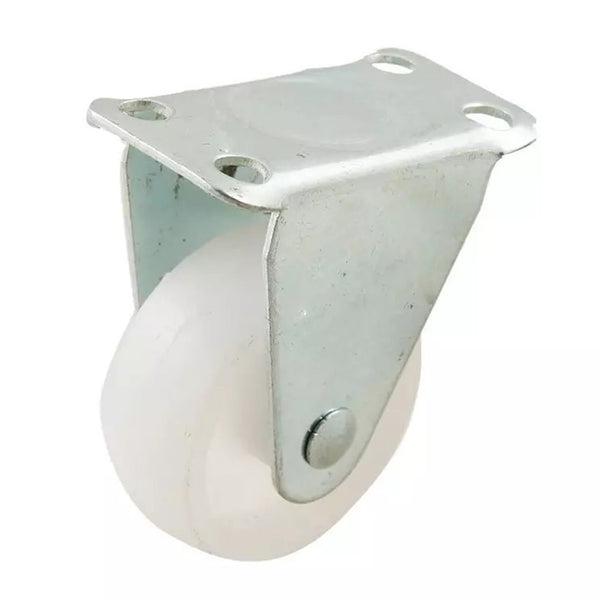 Fixed Rigid Type White Nylon Caster (4 pieces)