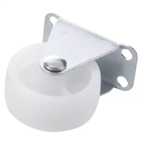 Fixed Rigid Type White Nylon Caster (4 pieces)