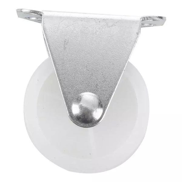 Fixed Rigid Type White Nylon Caster (4 pieces)