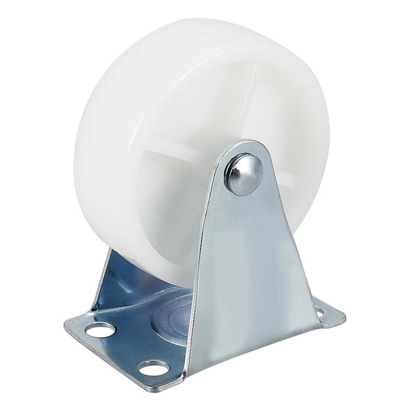 Fixed Rigid Type White Nylon Caster (4 pieces)