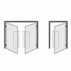 Round H-Handle 1200mm Chrome Door Pull