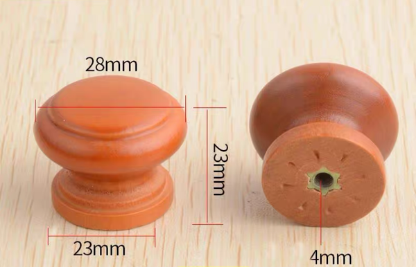 5208 Oak Wooden Knob
