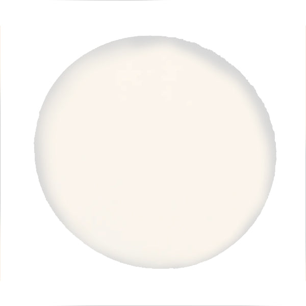 1230 Plain Ivory Plastic Knob
