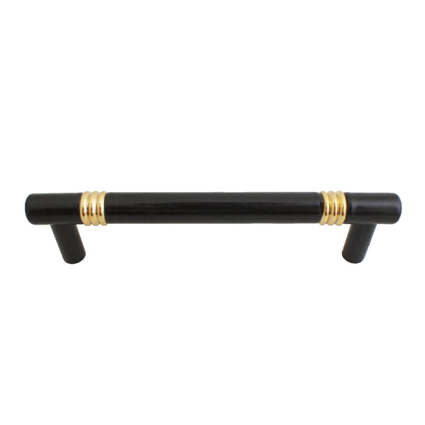 MB210 Black Solid Brass Pull Handle