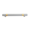 MB210 Gray Solid Brass Pull Handle