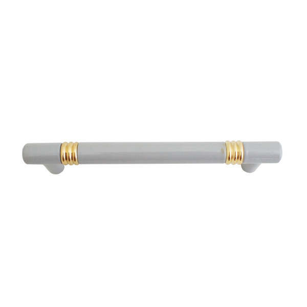 MB210 Gray Solid Brass Pull Handle