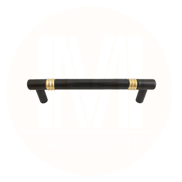 MB210 Black Solid Brass Pull Handle