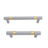 MB210 Gray Solid Brass Pull Handle