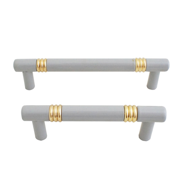 MB210 Gray Solid Brass Pull Handle