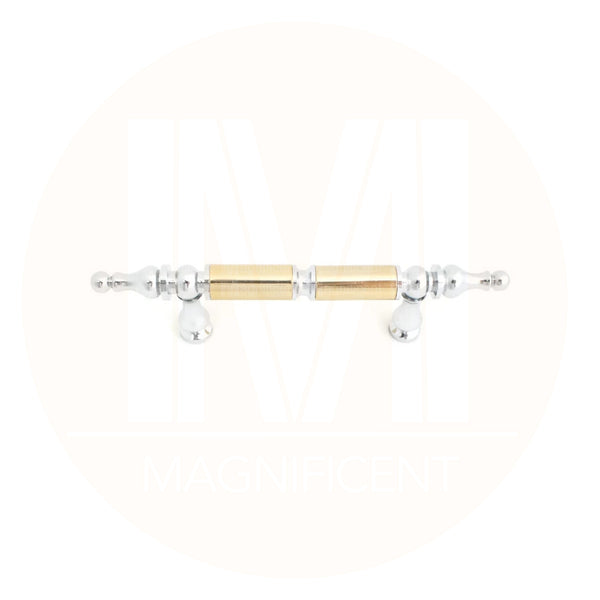 MB215 Two Toned Solid Brass Pull