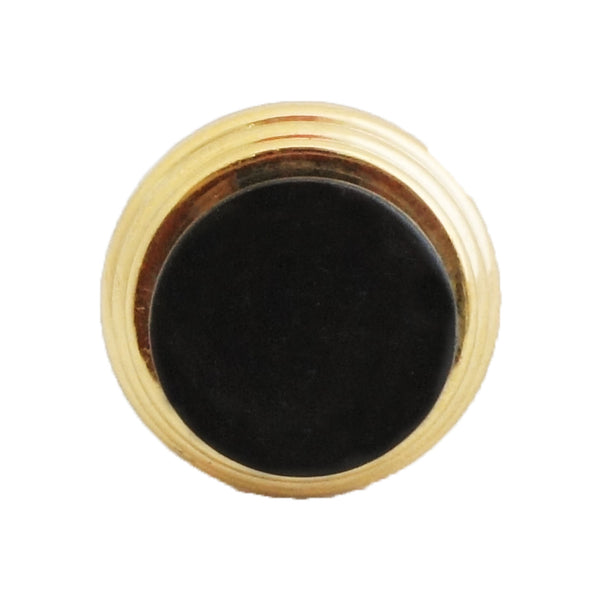 MB301 Decorative Black Polished Brass Knob Handle