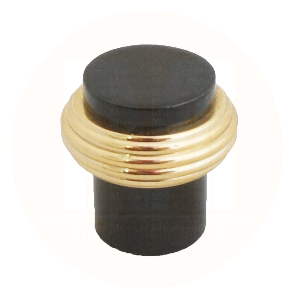 MB301 Decorative Black Polished Brass Knob Handle