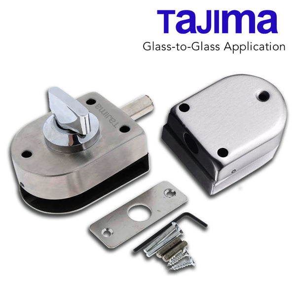 Tajima Frameless Double Glass Door Lock