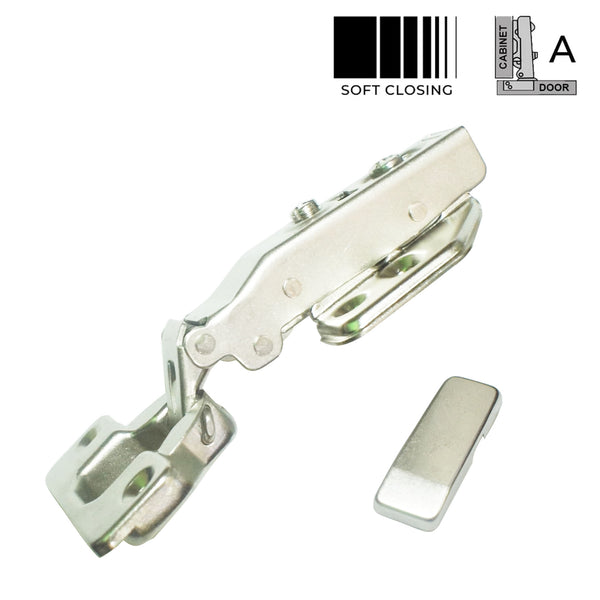 Giano Soft Close Hydraulic Full Overlay Hinge