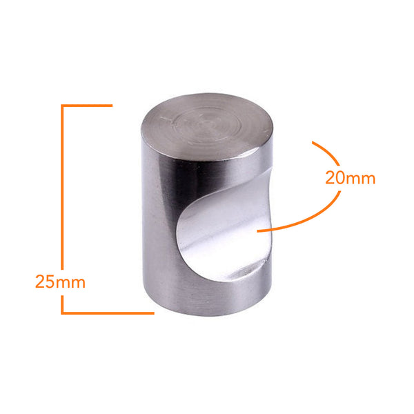 N17 Plain Stainless Knob