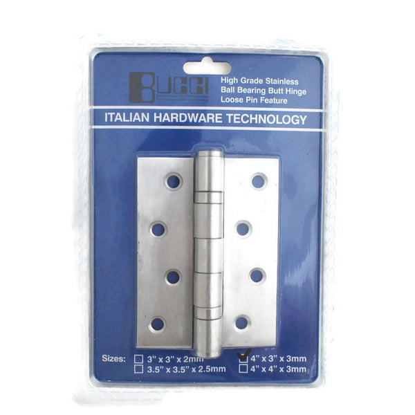 Bucci Stainless Steel 304 Hinges