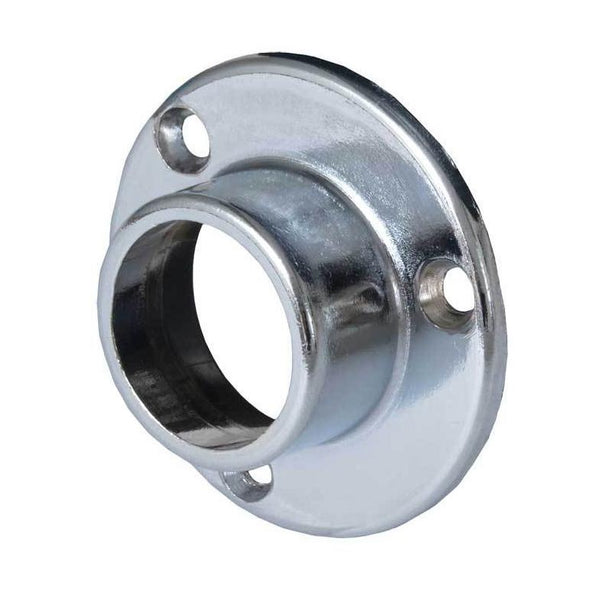 Chrome Round Flange