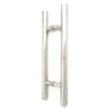 Round H-Handle 1200mm Chrome Door Pull