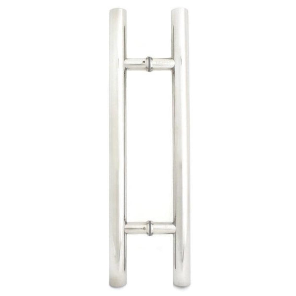 Round H-Handle 1200mm Chrome Door Pull
